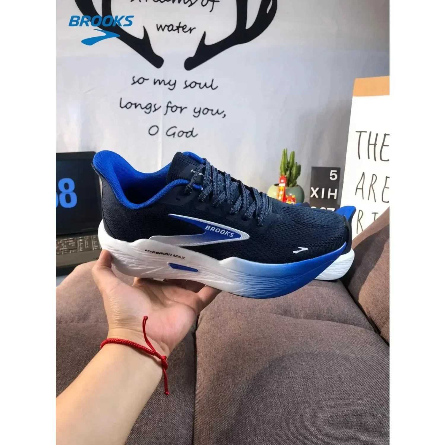 Brooks Womens Hyperion 2 Neutral Running Shoe Blue Shoes for Men Mens tennisC250510