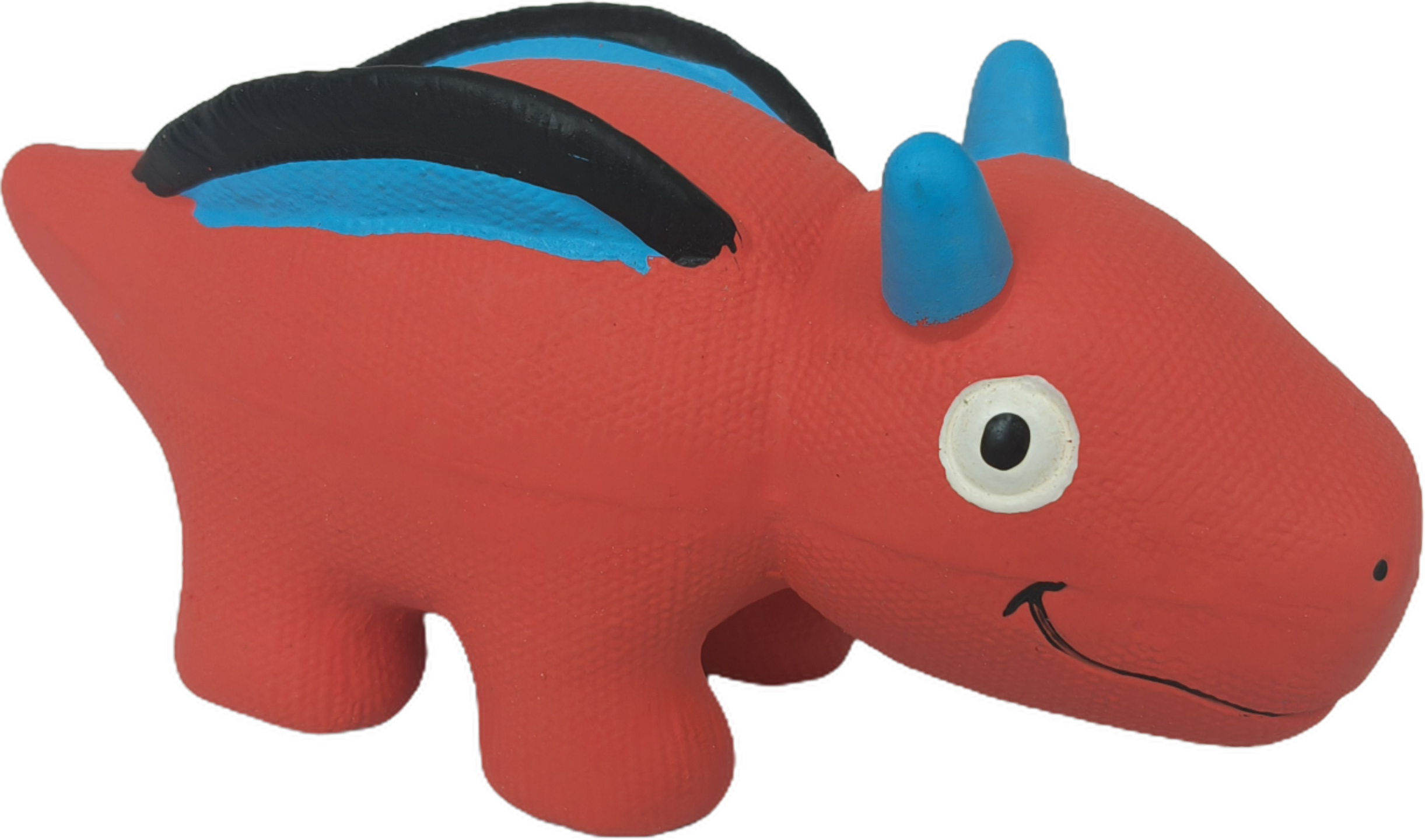 Squeaky Dinosaur Chew Pet Toy for Canines Made of Soft Latex with Ear Protection Puppy Dog Toys 2pcs/Pack