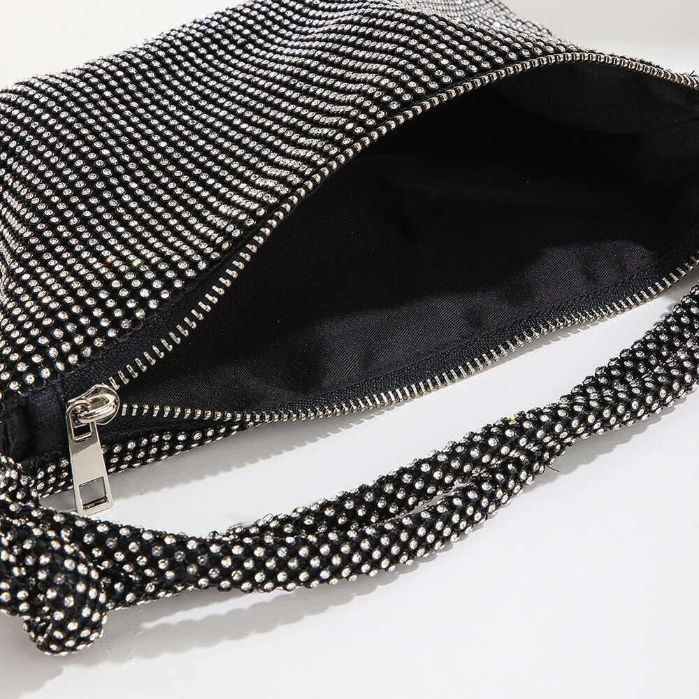 Dinner Bag Women Shiny Rhinestone Dinner Bag New Party Wedding Purses Full Dia Ladies Handbag Sparkly Evening Bags KQ