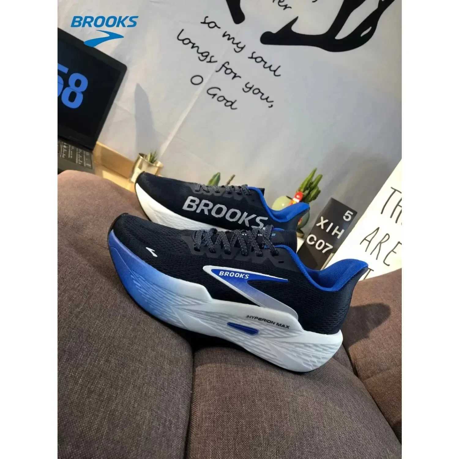 Brooks Womens Hyperion 2 Neutral Running Shoe Blue Shoes for Men Mens tennisC250510