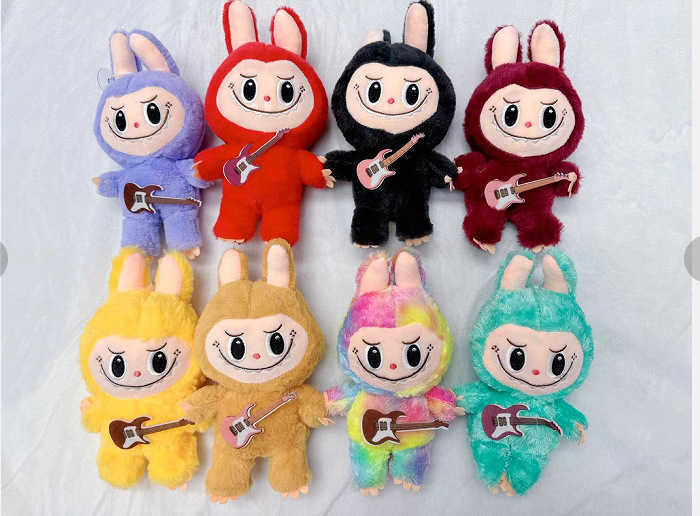 70% off wholesale Toy Bubble Mart Childrens Labubu 8-inch Weeping Doll Plush Pendant 10A Quality Online