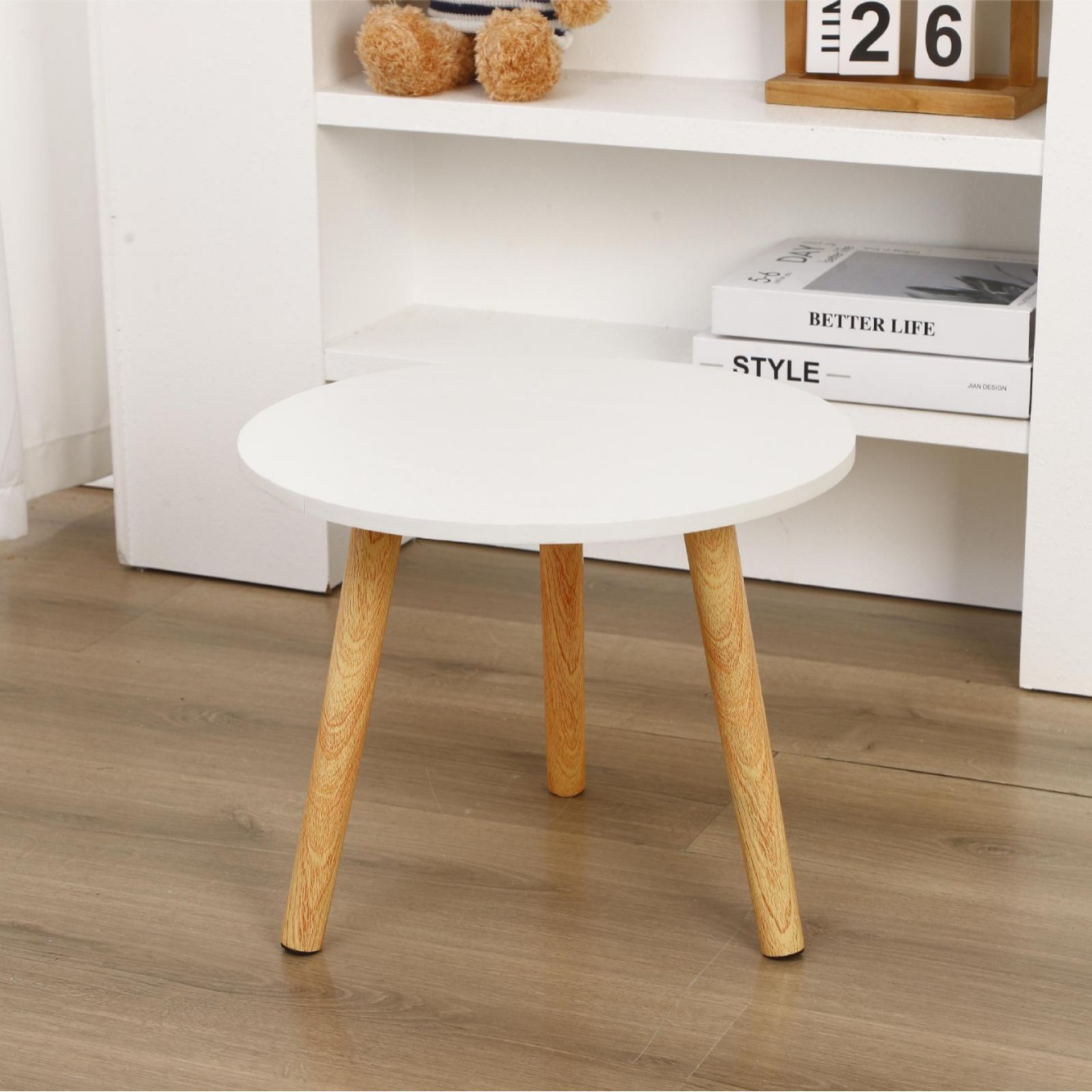 B5103 Table round coffee table sofa side table simple balcony home table