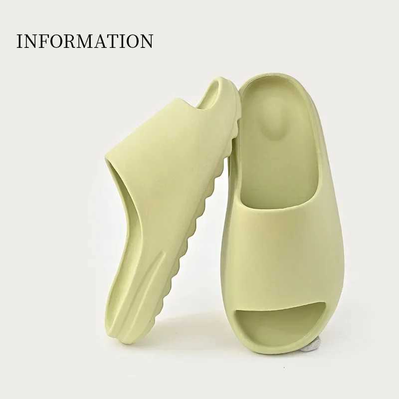 EVA soft thick sole slider suitable for warm Fi slider his sandals mens beach shoes Asian sizes requires purchase of 1-2 Si Z250429