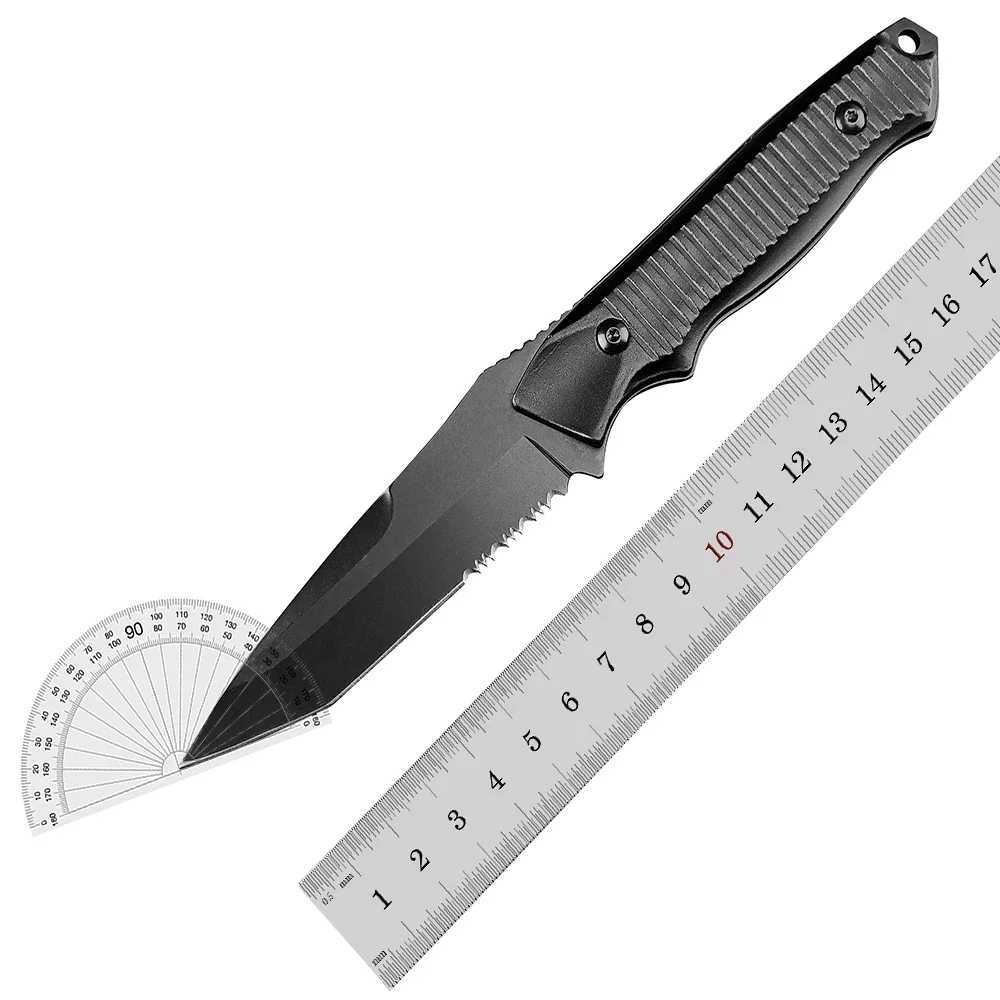 BM 140 BK Fixed Blade 154CM Blade Aluminum Handle Tactical Hunting Full Tang Cutting Camping EDC Utility Survival KnivesXJ250510
