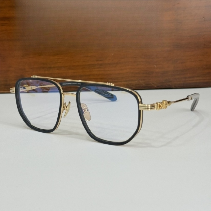 High Quality Men optical glasses Classic Luxury Designer Women eyeglass Titanium Punk Business Design Prescription Spectacle Frames with box 8005 SIZE