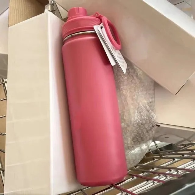Mugs US Stock Water Bottles 710ml Tumbler Insulated Cup Sports Bottle Stainless Steel Pure Vacuum Portable Leakproof Outdoor