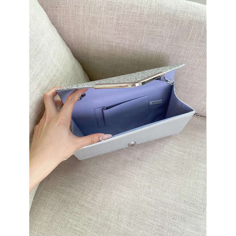 Dinner Bag Glitter Bling Shiny Elegant And Fashionable Envelope Clutch Bag Party Wedding Handbag For Women Dinner Bag KQ