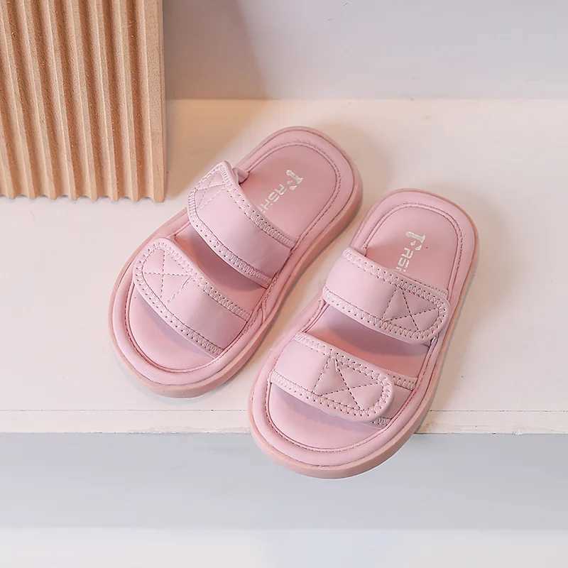 Children Slippers Summer Boy Girl Kids Princess Sandal Home Indoor Soft Bottom Non-slip Outside Wearing Toddler Sports Slippers Z250510