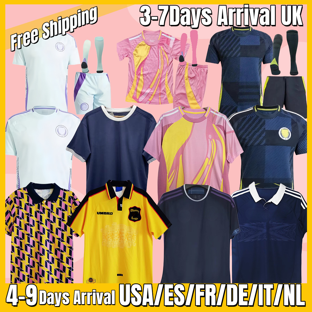 4XL Scotland 2025 26 football jersey Euro cup Soccer Jerseys ROBERTSON McTominay McGREGOR SHANKLAND MCGREGOR Team Football M full Kits ADAMS NISBET Retro S-4XL