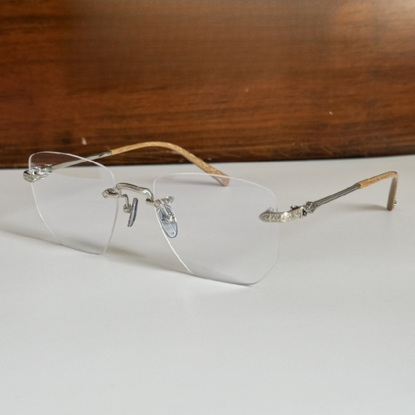 High Quality Men optical glasses Classic Luxury Designer Women eyeglass Titanium Punk Business Design Prescription Spectacle Frames with box 8086 SIZE