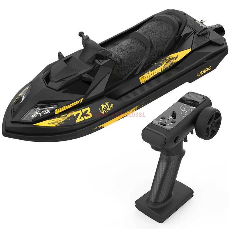 New Udi923 Brushless Remote Control Fast Boat One Click Capsizing Self Rescue Childrens Electric Remote Control Boat Motorboat X250509