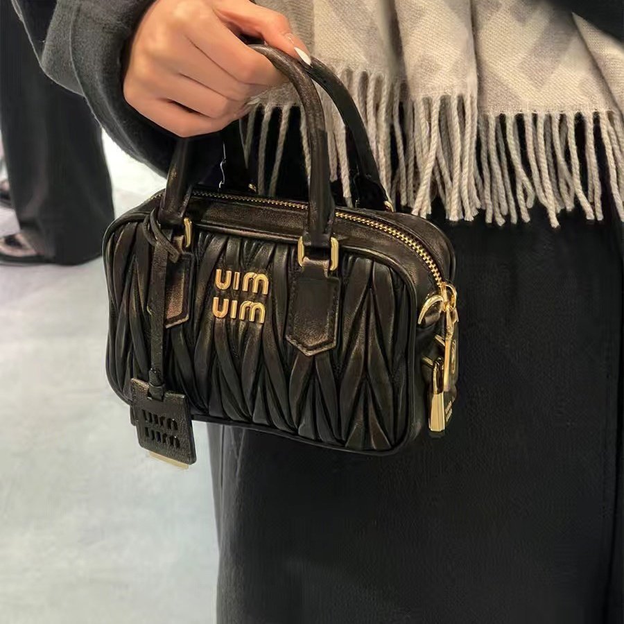 2025 Designer Luxury Small Square Boston Bag for Women,Versatile Shoulder/Crossbody Bag with Fashion Flair Free shipping