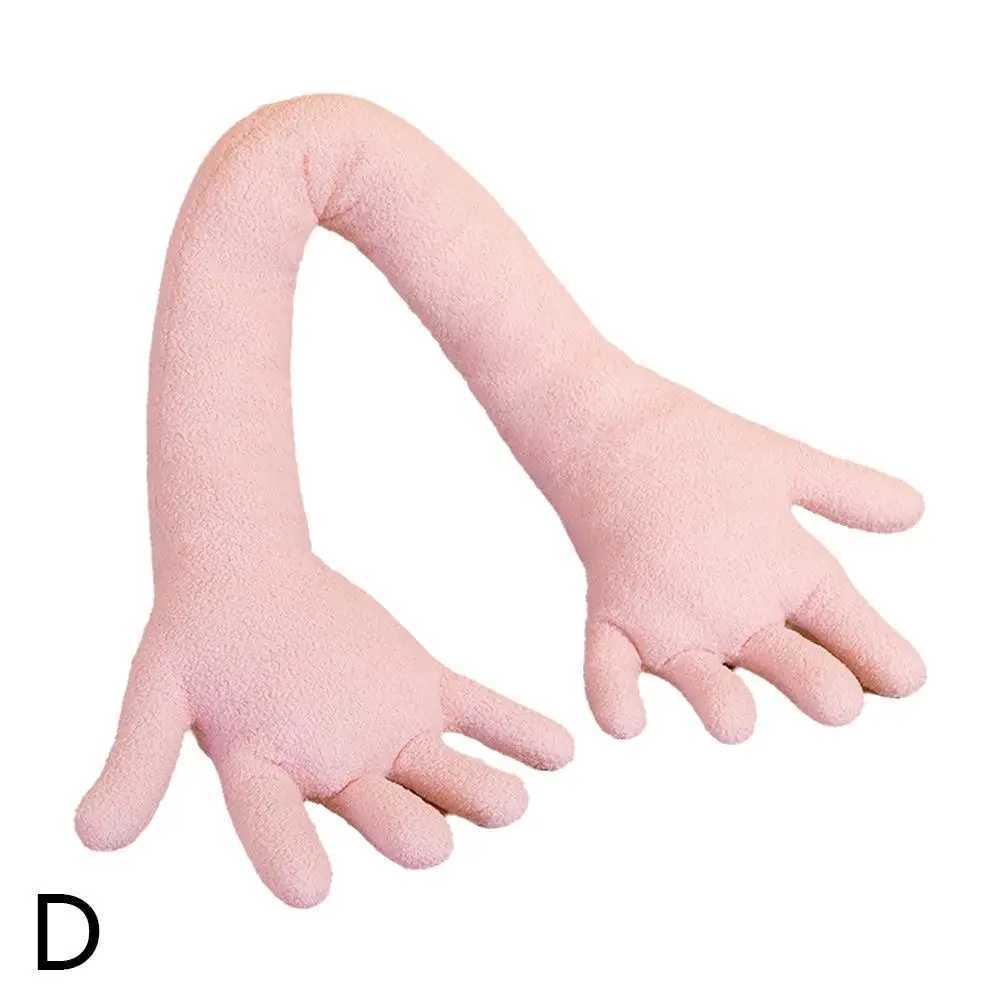 New Creative Hand Shaped Plush Pillow Soft Long Arm Sofa Palm Home Throwing Office Pillow Fun Napping Stuffed Toy Pillow Color D P2Q8 M250510