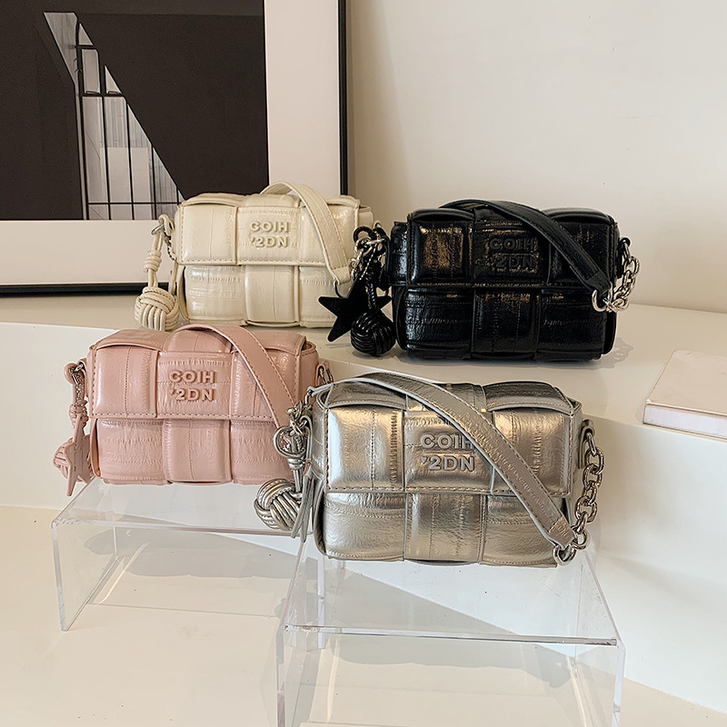 Designer Bag Luxury Bag Bestselling Chain Accent Square Convertible Shoulder Bag Shoulder Crossbody Purse