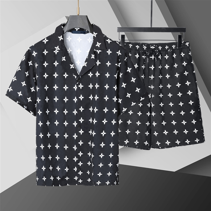 Summer Casual suit with shorts men's Suitshort Sleeve two-piece set short sleeved shorts sports suit Running Jogging Suit