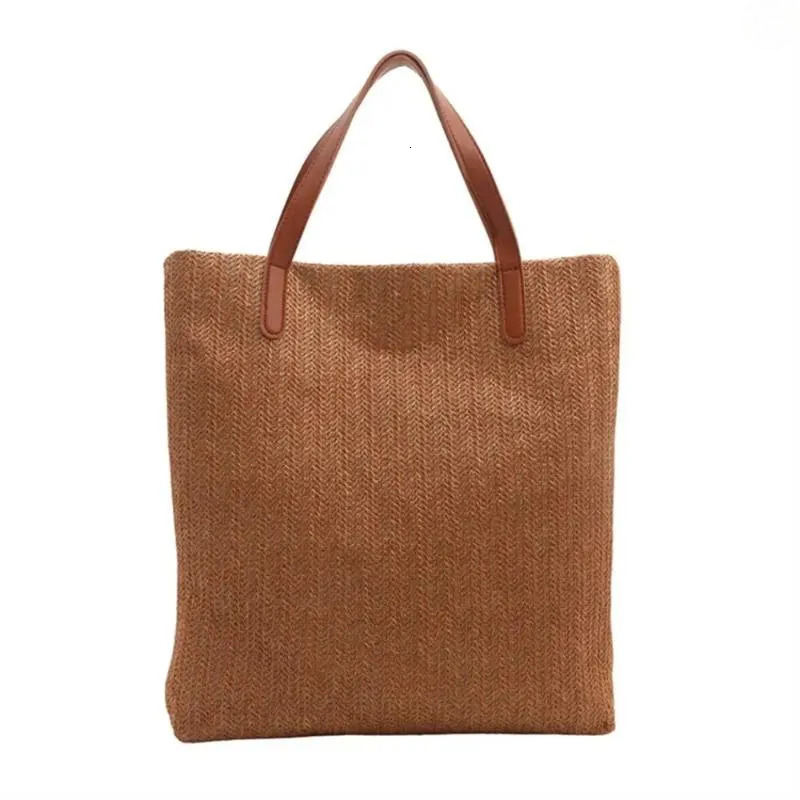 Casual Straw Shoulder Bags | Handmade Braid Large Capacity Rattan Bohemian Tote New Free Delivery Designer Bag