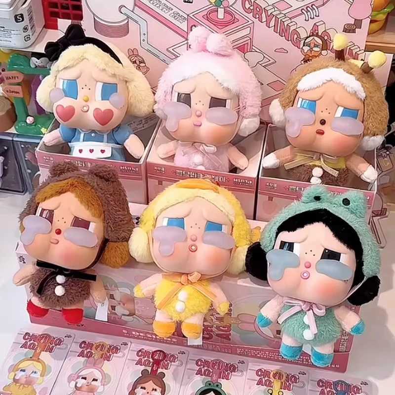 New Genuine Crybaby Crying Again Series Blind Box Bag Vinyl Face Doll Crybaby Plush Pendant Keychain Mystery Box Toy OrnamentT250510