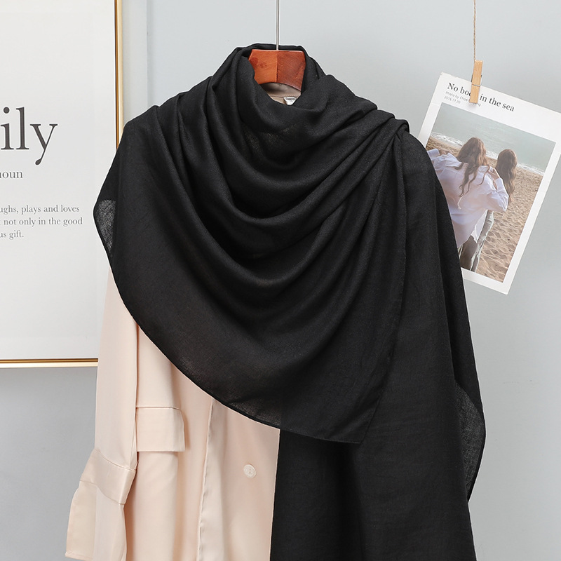 CR292 New Korean Winter Cashmere Retro Plaid Scarf Men's and Women's Japanese Tassel Shawl Warm Neck Scarf