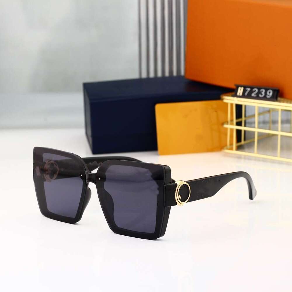 Fashion Women Sunglass for Men Designer Conjoined Square Gradient Brand Mental Sunglasses Oculos De Sol 6238