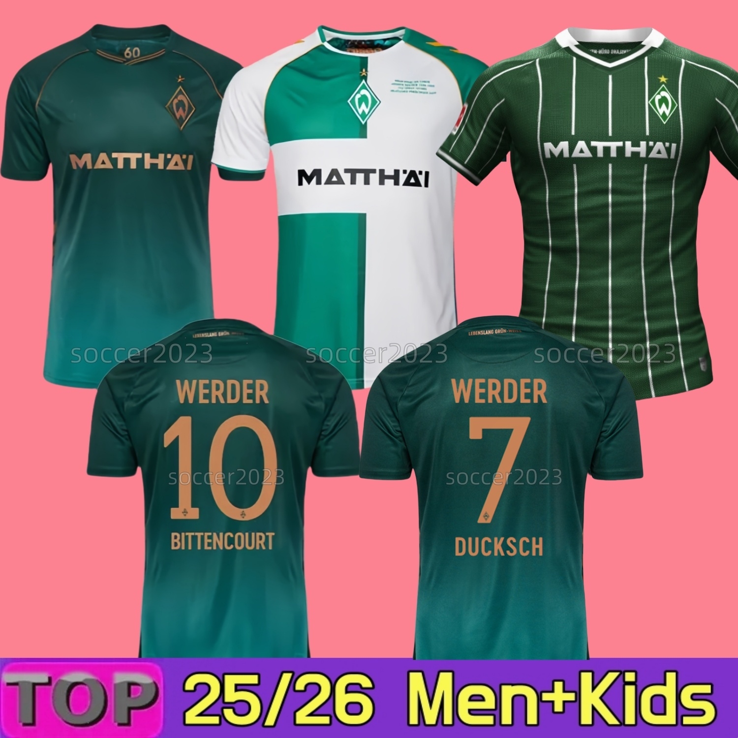 25 26 SV Werder Bremen special Soccer Jerseys 2025 2026 third away DIEGO AGU ALVERO BITTENCOURT BURKE DEMAN DUCKSCH shirt FRIEDL GRULL JUNG KOWNACKI Football uniform