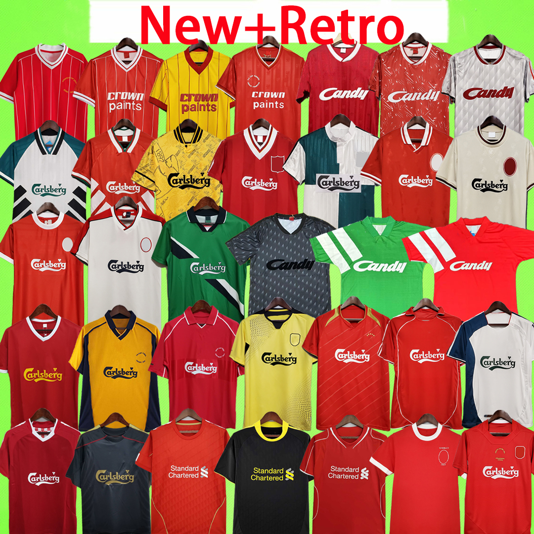 New + Retro The Reds 1980-2027 soccer jerseys 89 91 92 93 94 95 96 97 98 99 00 01 02 03 04 05 06 07 08 09 vintage football shirt TORRES GERRARD lfc home away third