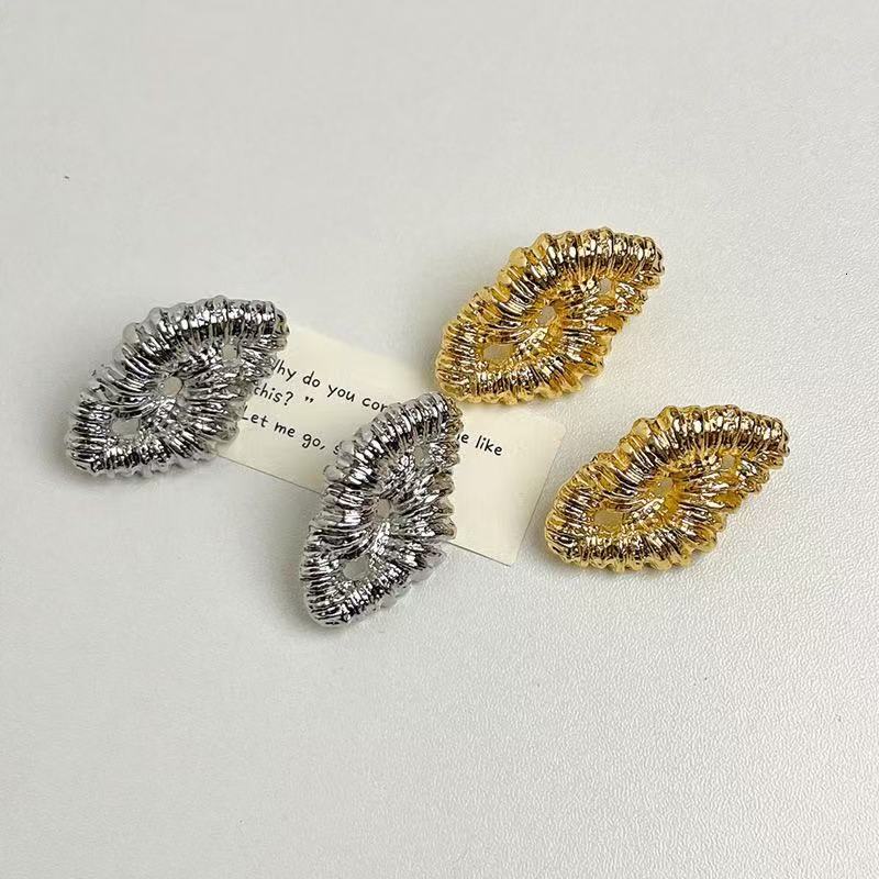 textured with a light and high-end feel, personalized earrings