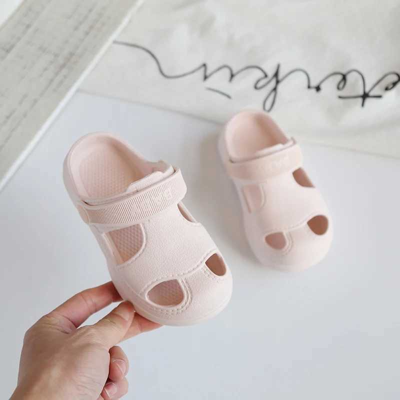 New Summer Children Shoes Non-Slip Slippers Baby Outdoor Fashion Hole Beach Sandals Slippers for Girl Boy Z250510-1