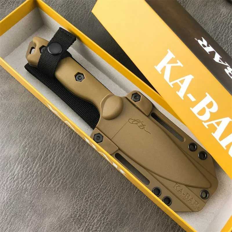 High Quality BK18/BK19 Harpoon Military Fixed Blade Knife D2 Blade Nylon Fiber Handle Outdoor Utility Combat Straight KnifeXJ250510