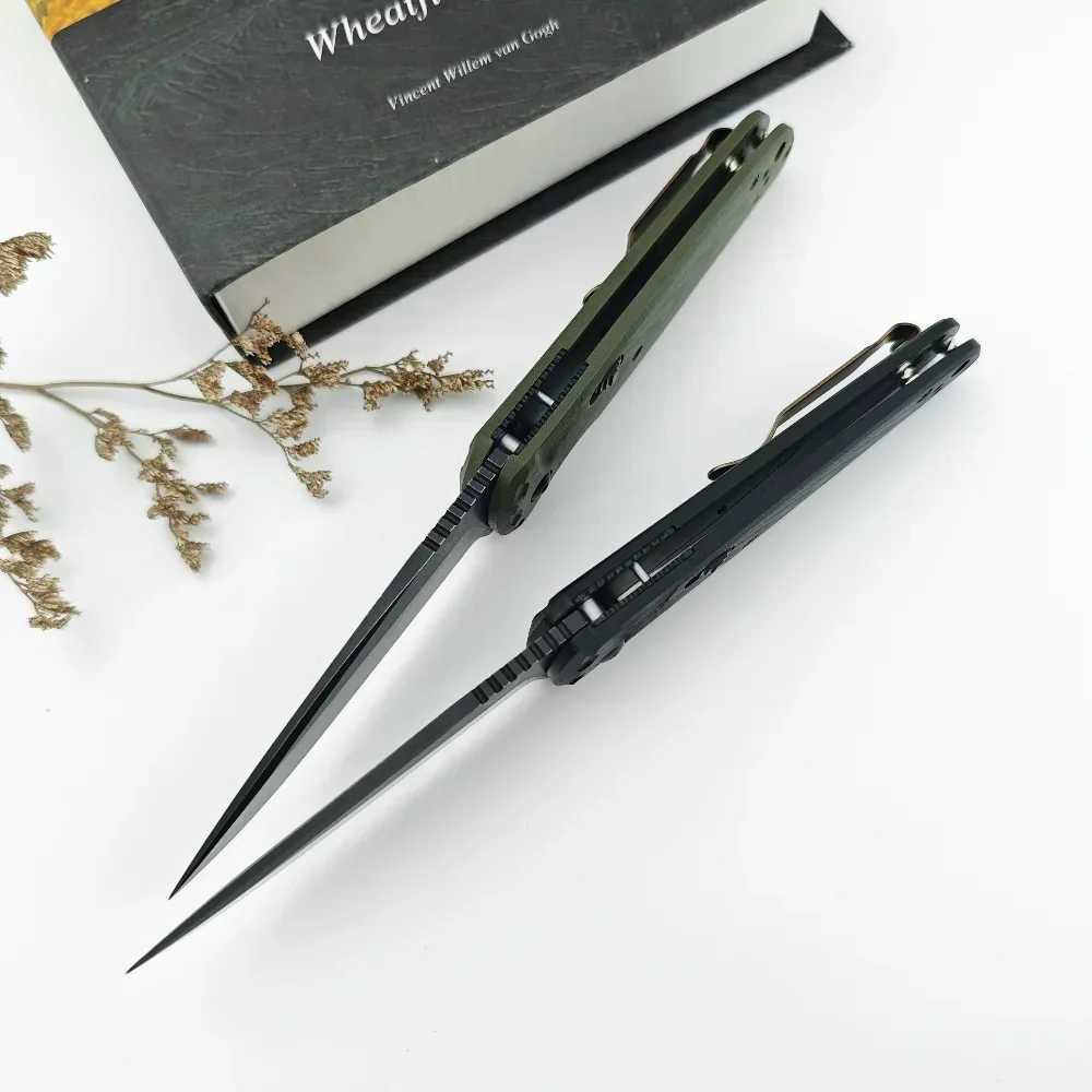 2 Styles BM 4300 Folding Knife D2 Steel Blade G10 Handle Camping Tactical Military Tool Outdoor Hiking EDC Pocket Hunting KnivesXJ250510