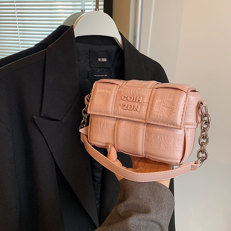 Designer Bag Luxury Bag Bestselling Chain Accent Square Convertible Shoulder Bag Shoulder Crossbody Purse