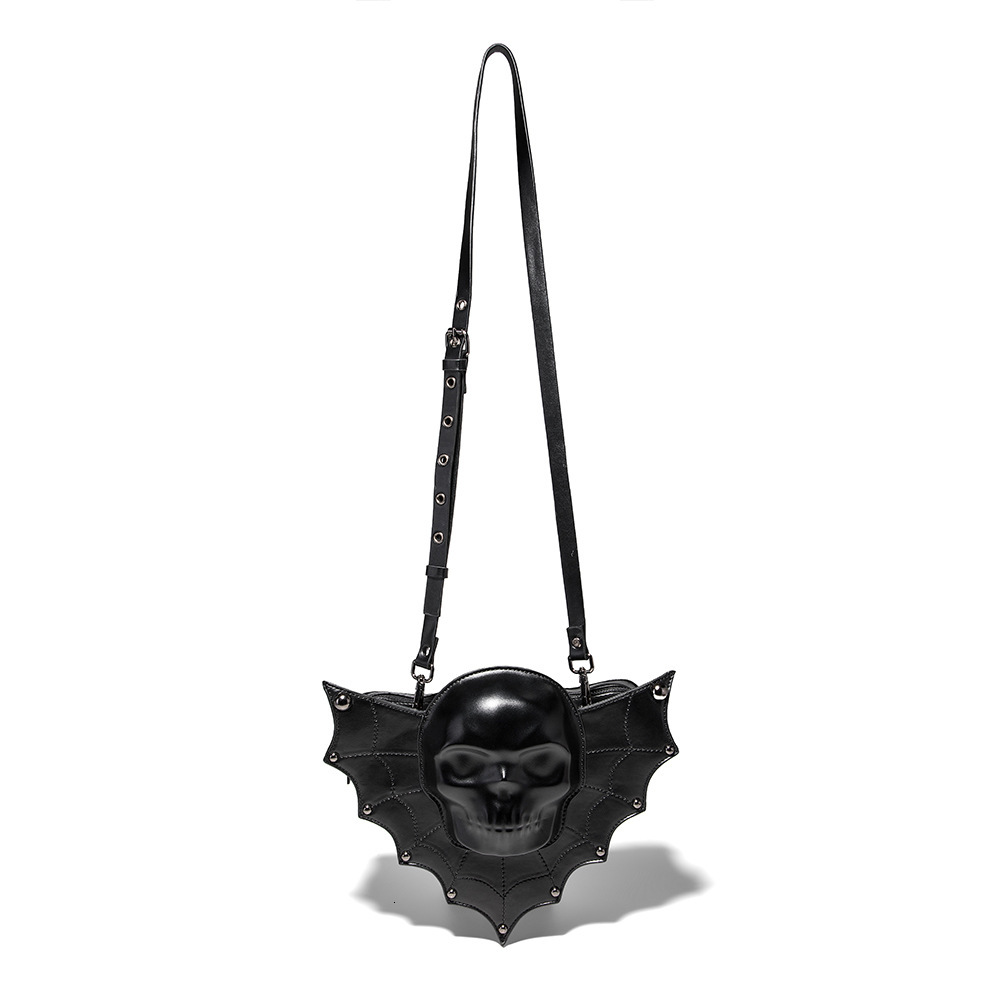 Free Shipping New Skeleton Series Designer Bag 2025 Halloween Skeleton Punk Women's Shoulder Bag Gothic Dark Crowd Outdoor Leisure Bag High Quali