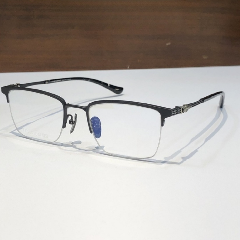 High Quality Men optical glasses Classic Luxury Designer Women eyeglass Titanium Punk Business Design Prescription Spectacle Frames with box 8094 SIZE