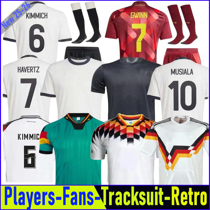 25 26 125th Germany jerseys 2025 125 Year Anniversary soccer jersey Kit blue goalkeeper KLINSMANN Retro football shirts men kids sets fans player version