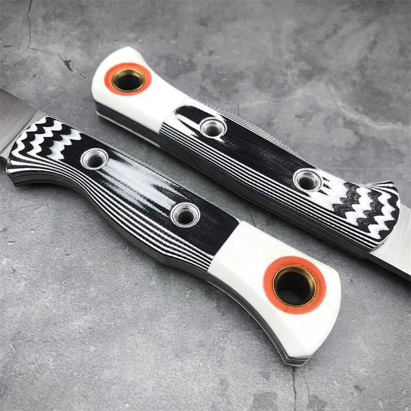 Two-Color G10 BM 15500 Hunt Meatcrafter Fixed Blade Knife D2 Satin Blades Outdoors Camping Hunting Military Straight KnivesXJ250510