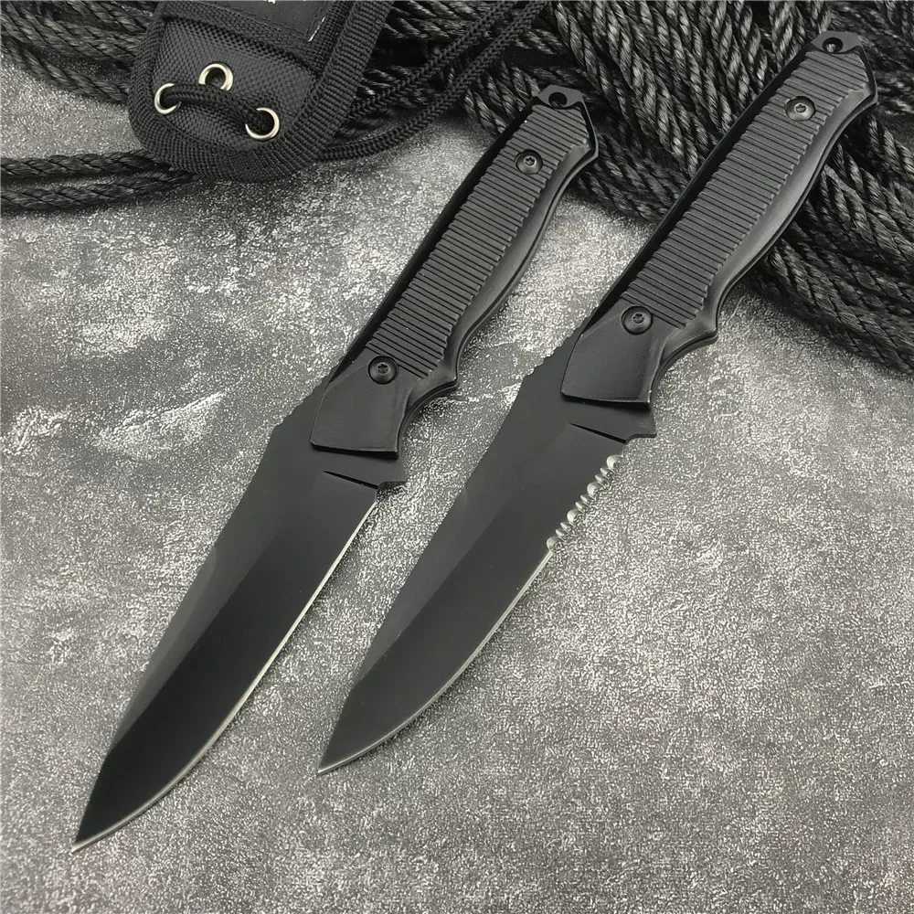 BM 140 BK Fixed Blade 154CM Blade Aluminum Handle Tactical Hunting Full Tang Cutting Camping EDC Utility Survival KnivesXJ250510
