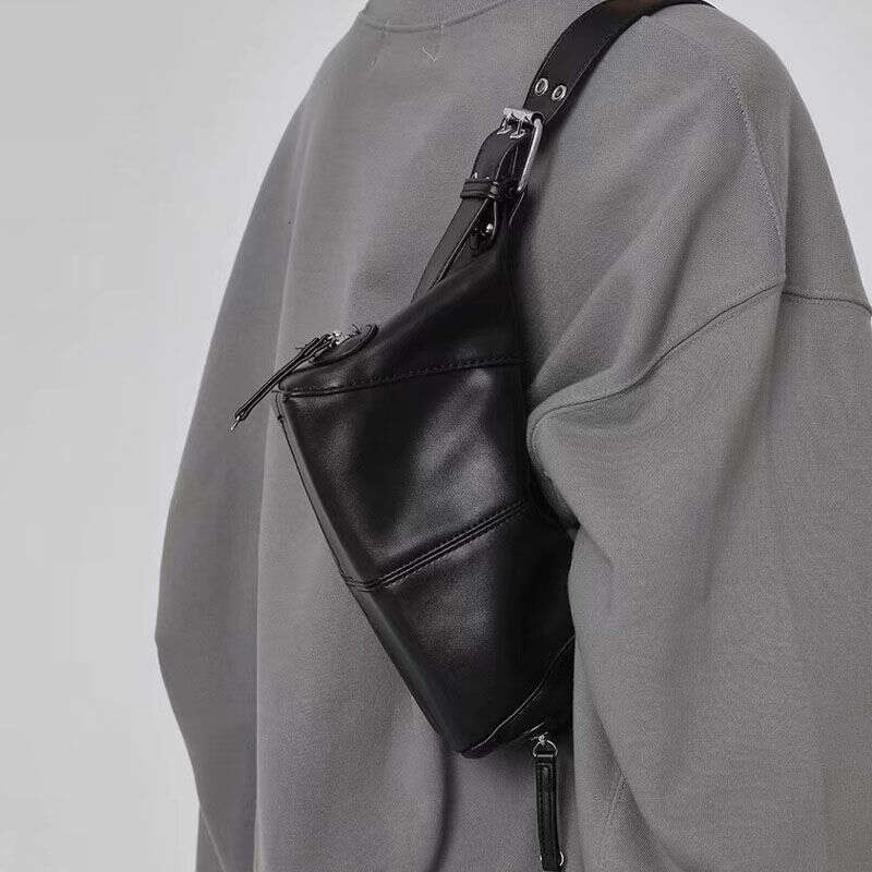 spring/summer trendy sweet cool style with niche design single shoulder hand-held underarm and baguette bag