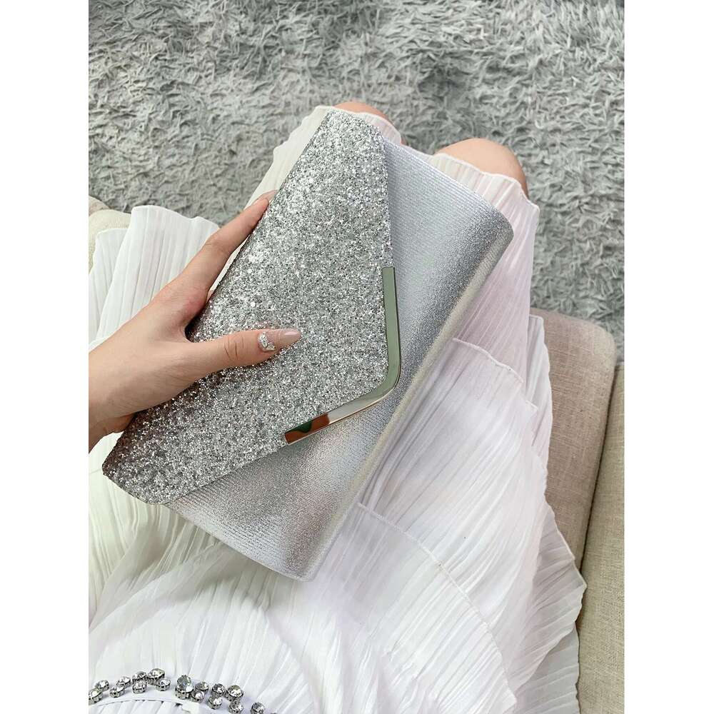 Dinner Bag Glitter Bling Shiny Elegant And Fashionable Envelope Clutch Bag Party Wedding Handbag For Women Dinner Bag KQ