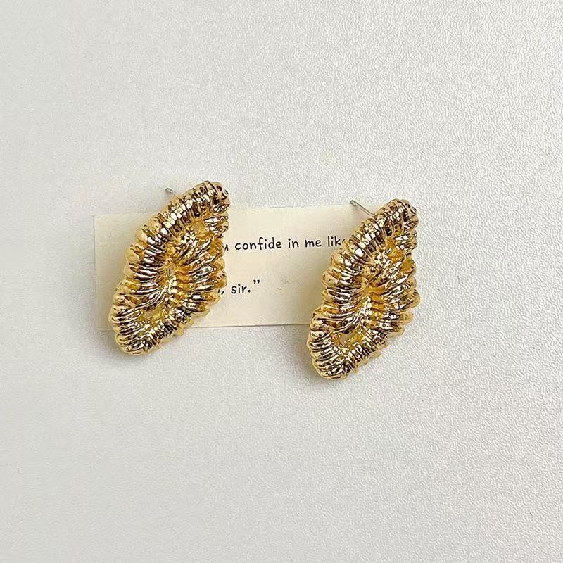 textured with a light and high-end feel, personalized earrings