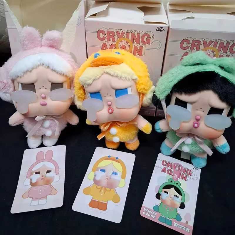 New Genuine Crybaby Crying Again Series Blind Box Bag Vinyl Face Doll Crybaby Plush Pendant Keychain Mystery Box Toy OrnamentT250510