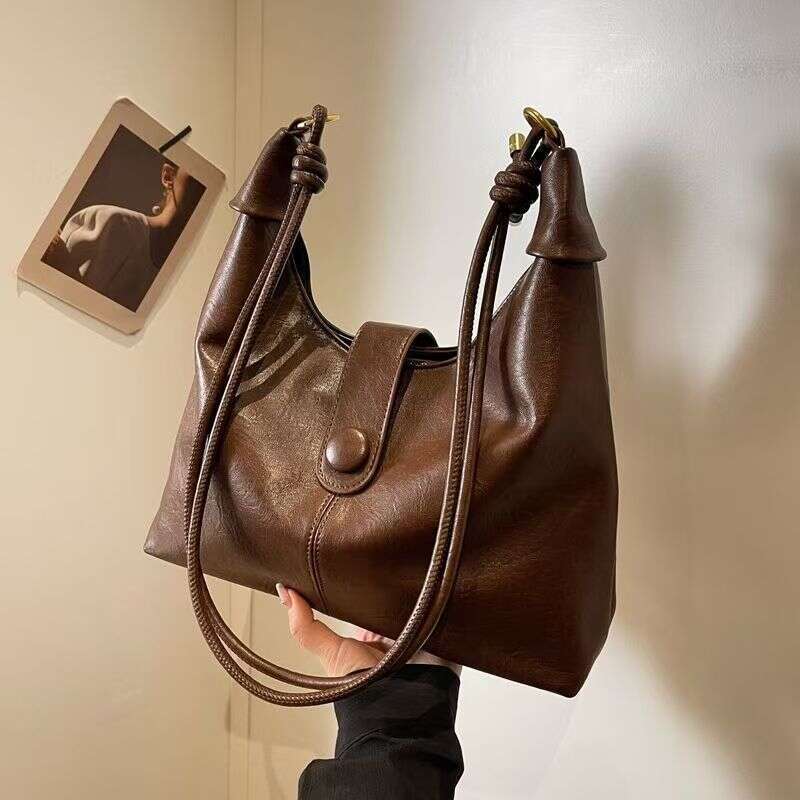 Rad large capacity bag 2025 new casual simple high-end single shoulder versatile crossbody tote