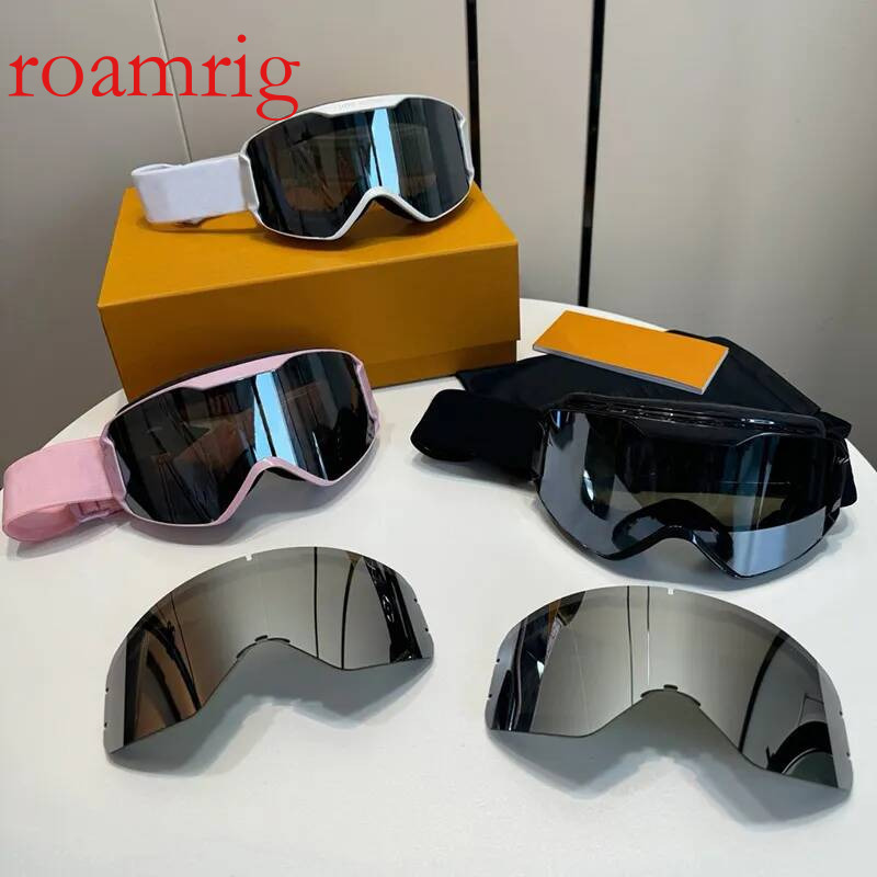 2025 With Box Designer Ski Goggles Skis Sunglasses Men Women Professional to 1 Top Quality Glasses Double-layer Fog-proof Winter Outdoor Snow Skiing S