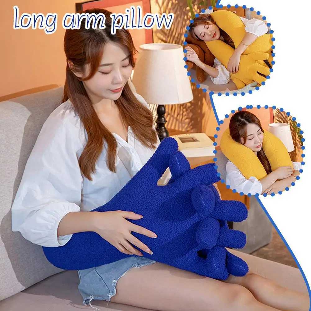 New Creative Hand Shaped Plush Pillow Soft Long Arm Sofa Palm Home Throwing Office Pillow Fun Napping Stuffed Toy Pillow Color D P2Q8 M250510