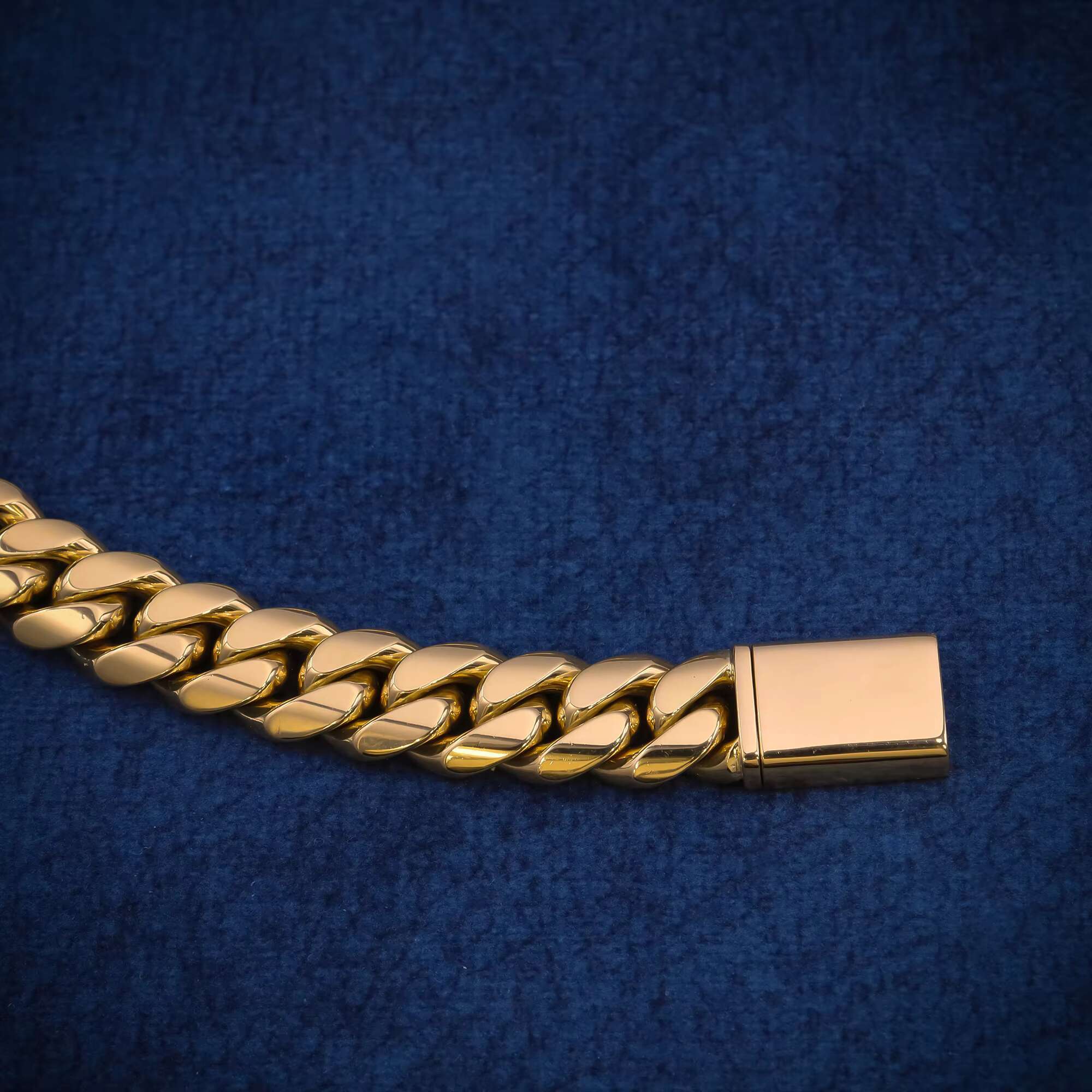 Customized Iced Out Jewelry Gold and Silver Plating Moissanite Hip Hop Silver Moissanite Cuban Link Bracelet Cuban Chain