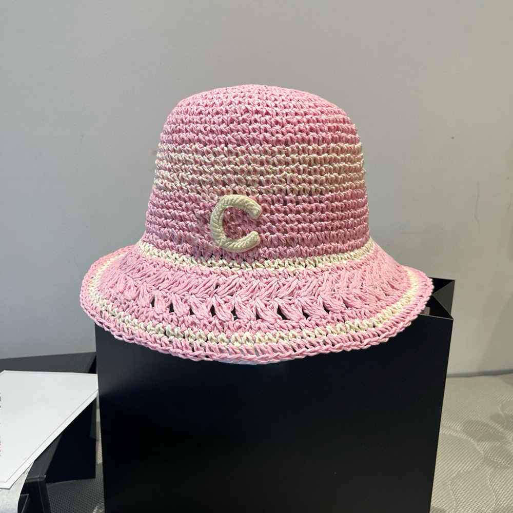 Designer Bucket Hat For Woman Men Straw Hat Beanie Baseball Fisherman Lurxury Buckets Hats Summer Sun Visor Wide Brim Hats Breathable Straw Cap