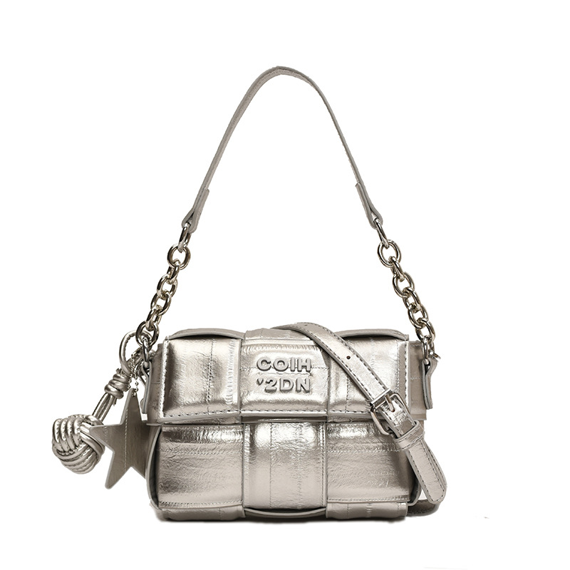 Designer Bag Luxury Bag Bestselling Chain Accent Square Convertible Shoulder Bag Shoulder Crossbody Purse