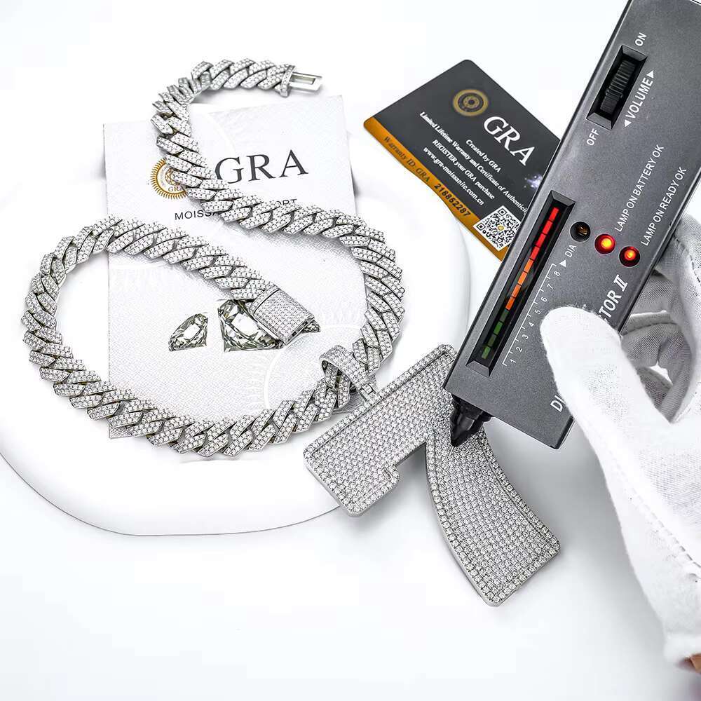 Sier jewelry hip-hop pendant made of frozen silica