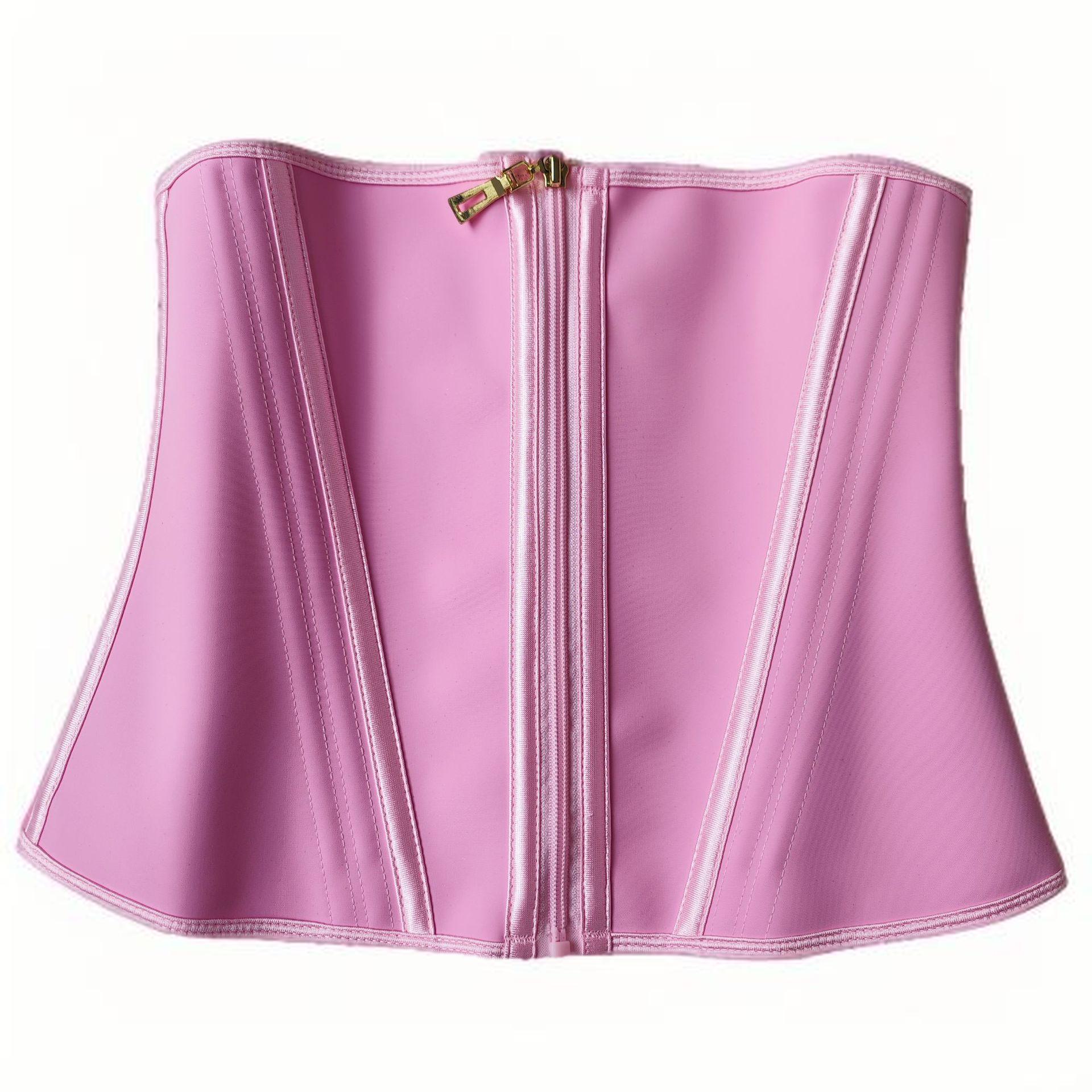 Fajas Colombianas Latex Waist Trainer Double Compression BBL Shaper Tummy Control Slimming Sheath Flat Belly 13 Steel Bones Belt 2105