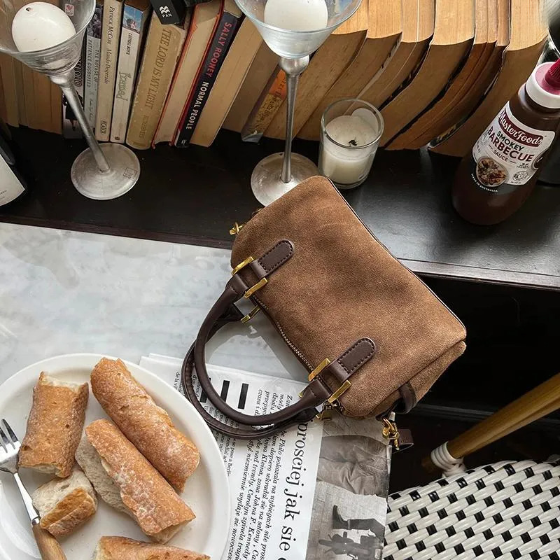 Free Shipping Evening Bags Fashion Women's Small Cylinder Shoulder Bag Vintage Maleather Ladies Top-handle Handbags Casual Female Purse Messenger