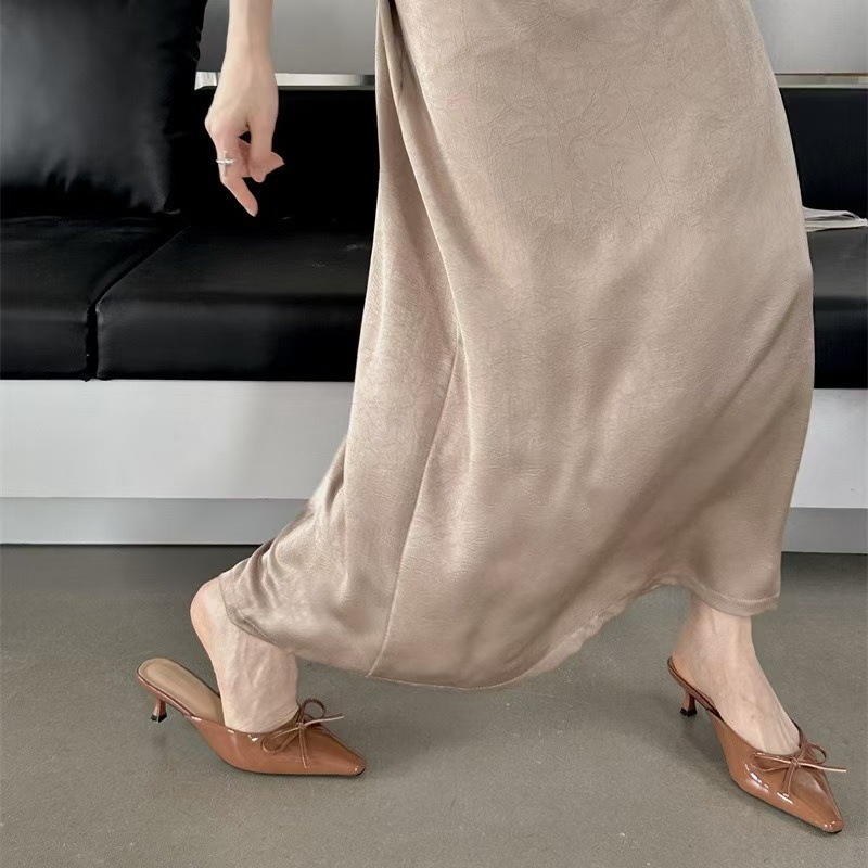 free shipping designer Dress shoes for woman outdoor Bowtie high heels single sandals fashionable