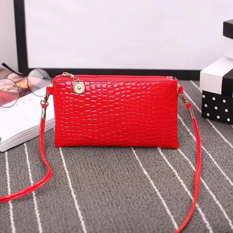 Backpack Purses, Stylish PU Fashion Shoulder Lightweight Small Messenger Bag, Designer Crocodile Pattern Coin Purse Black Mini Tote New Free Delivery 